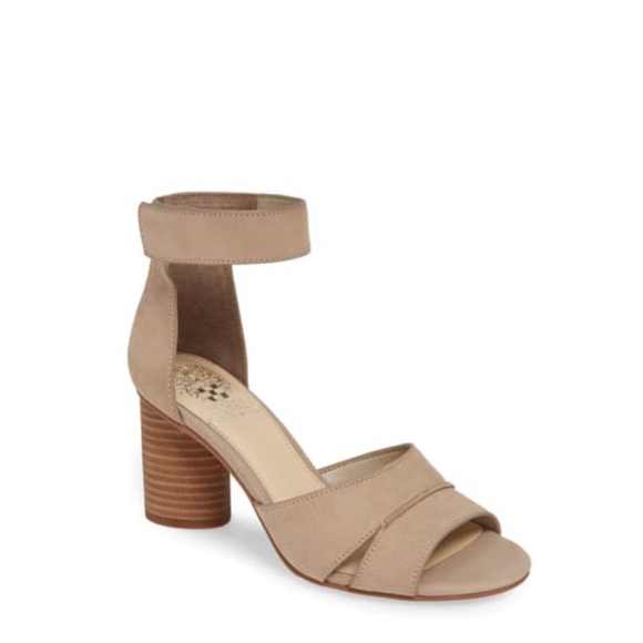 Vince Camuto Shoes - Vince Camuto NEW Leather Ankle Strap Heeled Sandal